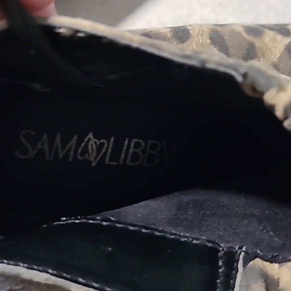 Sam and Libby leopard print booties - Picture 2 of 4